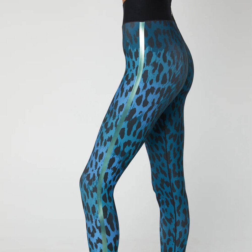 Ultracor‎ Get it Fast Ocelot Legging in Teal Print/Peacock